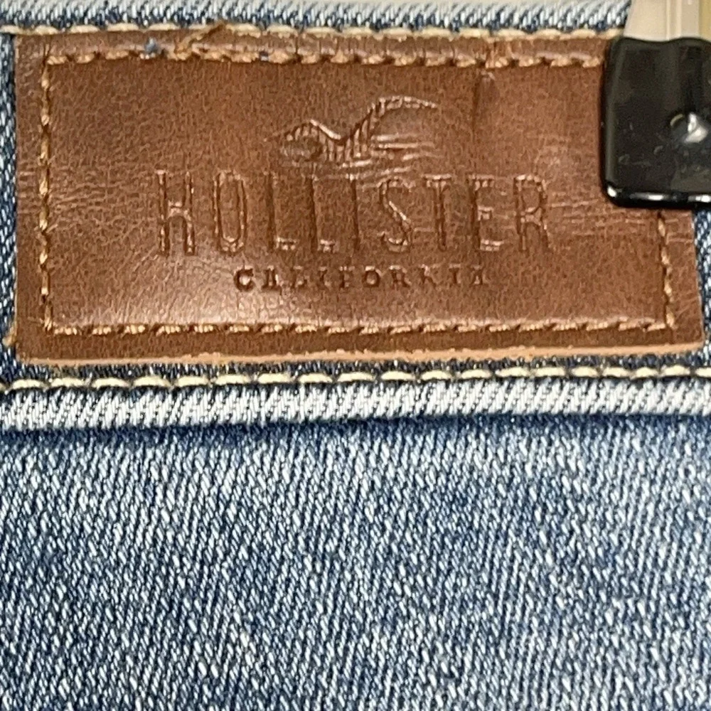 Hollister‎ High Rise Vintage Flare Jeans Stretch Y2K Retro Patch Multi Panel 3R